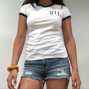 Stranger things eleven ringer tee